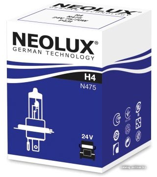 Галогенная лампа Neolux H4 Standart 1шт [N475]