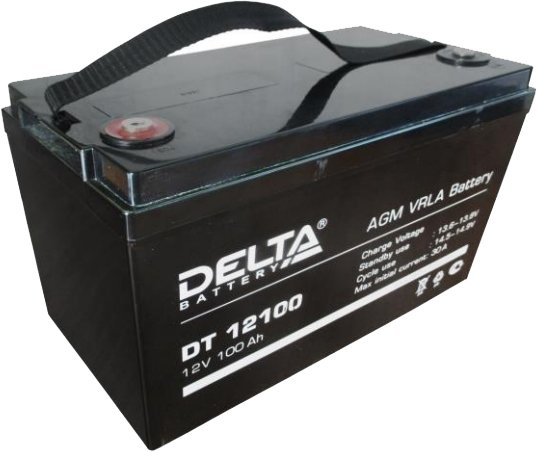

Аккумулятор для ИБП Delta DT 12100 (12В/100 А·ч)