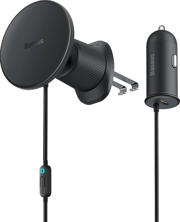 

Автомобильное зарядное Baseus CW01 Magnetic Wireless Charging Car Mount 40W Claw Editon C40141000111-00