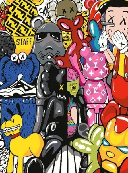 

Картина по номерам PaintLine Kaws Bearbrick PL-00266