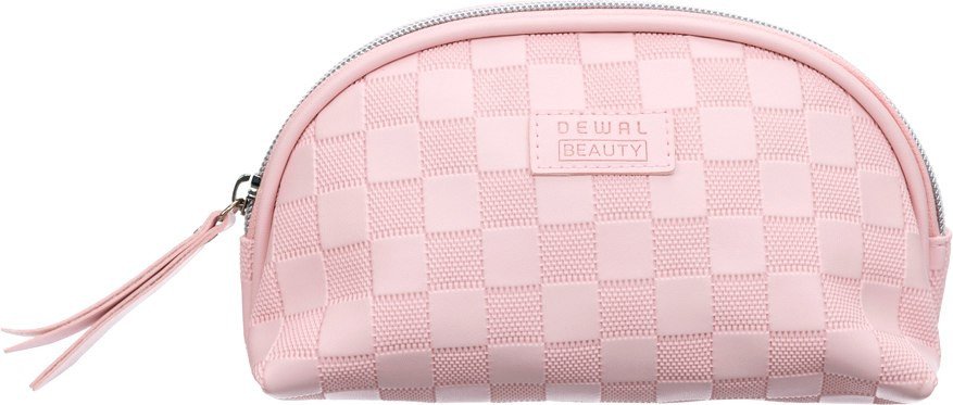 Косметичка Dewal Beauty Шашки BG-331 (розовый)
