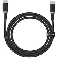 Кабель Baseus Dura Series Fast Charging Cable USB Type-C - USB Type-C 100W (2 м, черный/золотистый)