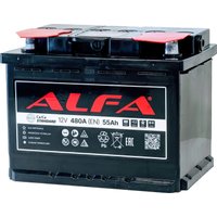 Автомобильный аккумулятор ALFA Standard 55 R+ (55 А·ч) в Могилеве