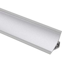 Плинтус El-mech-plast fs24625 (хром матовый зернистый) в Мозыре