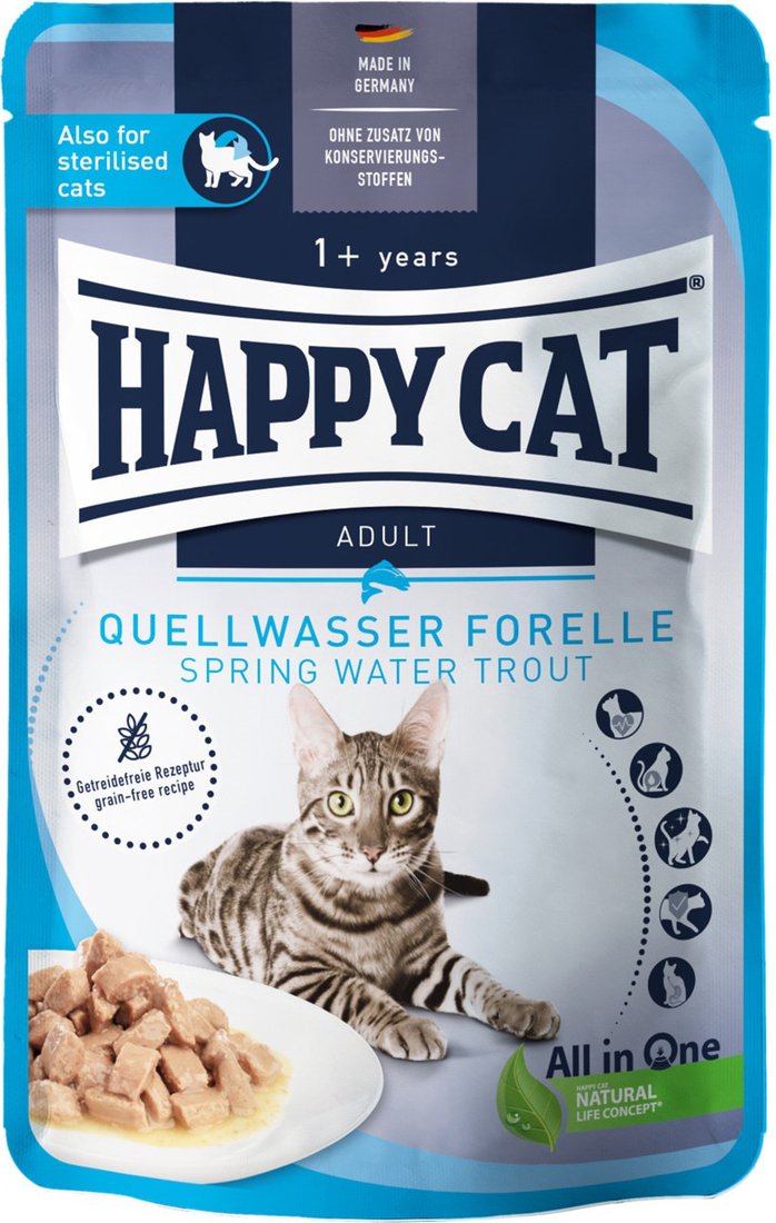 

Пресервы Happy Cat Quellwasser Forelle форель 20х85 г