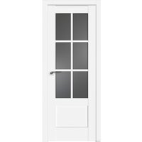 Межкомнатная дверь ProfilDoors 103U L 50x200 (аляска, стекло графит)