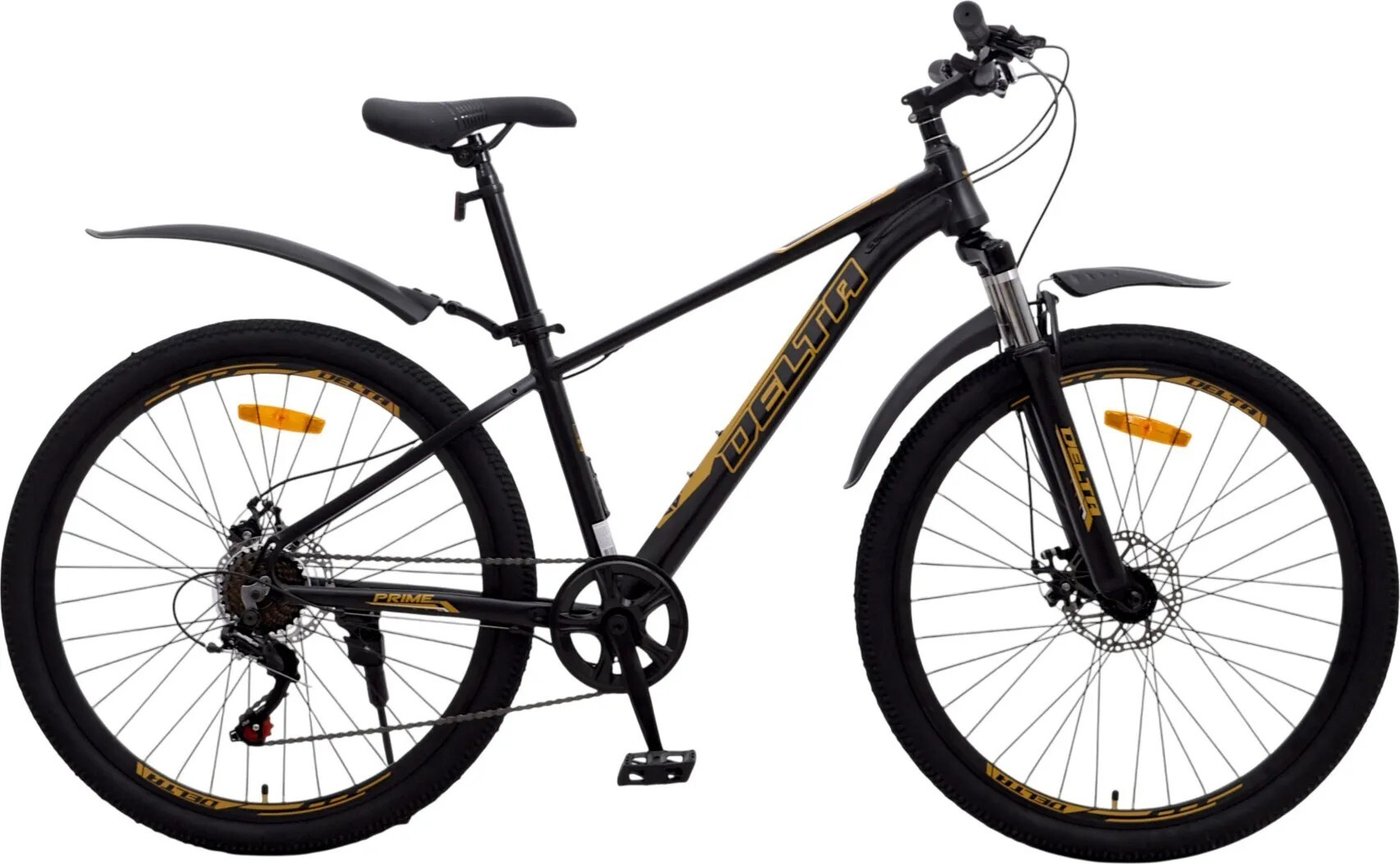 

Велосипед Delta Prime 27.5 р.15 PRIME27.15.BK-GD (черный/золотистый, разобранный)