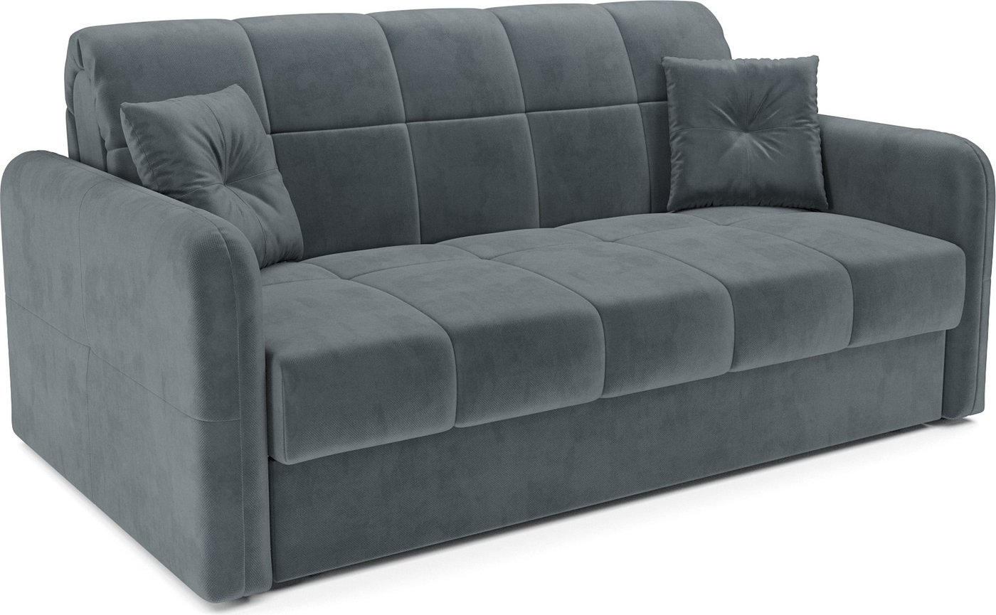 

Диван Мебель-АРС Аккордеон Свег ППУ 120x200 (велюр серо-синий HB-178/26)