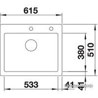 Кухонная мойка Blanco Palona 6 (базальт) 524737