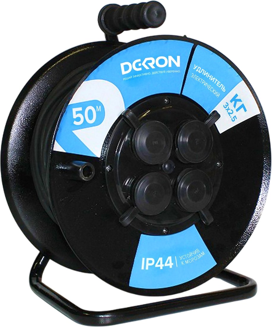 

Удлинитель на катушке DEKRON УКМ4404-3742