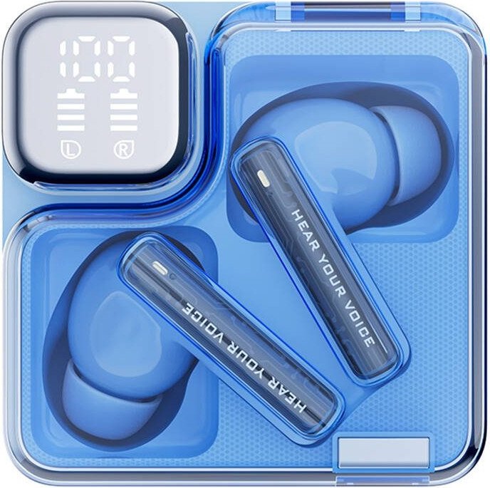 Наушники QCY MeloBuds Neo (синий)