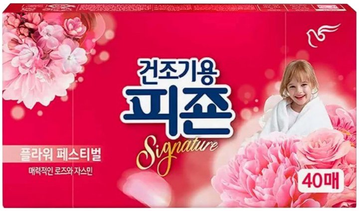 

Салфетки Pigeon Signature Dry Sheet Flower Festival (40 шт)