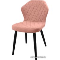 Стул Гальваник Бергамо (эмаль черный муар/Catania Coral)