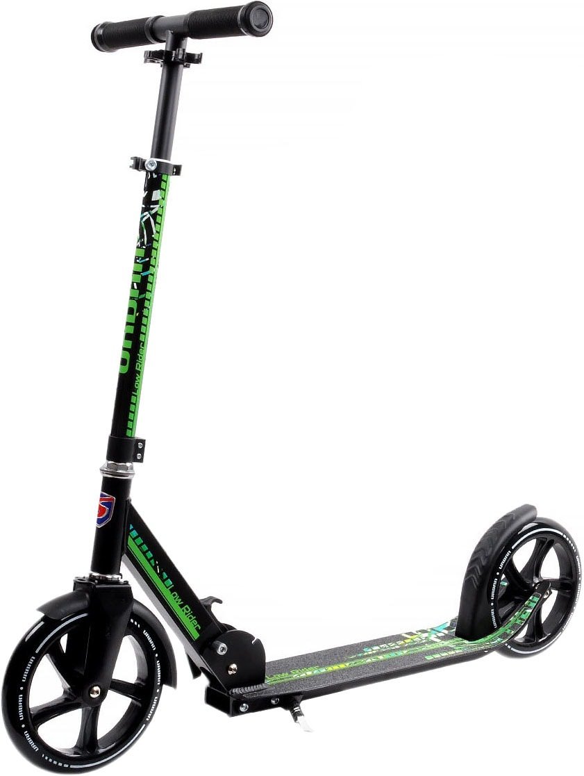 

Двухколесный подростковый самокат Slider Urban Low Rider (черный/зеленый)