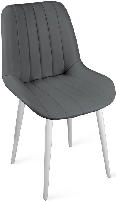 

Стул Трия Марвел К1С исп. 2 (белый матовый/кожзам Polo Graphite)
