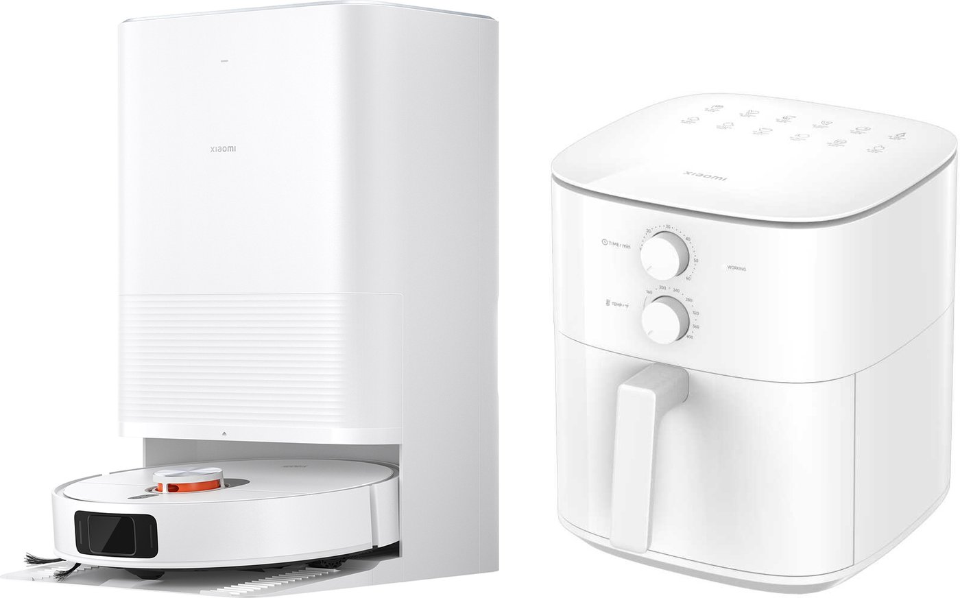 

Робот-пылесос Xiaomi Robot Vacuum X20 Pro D102GL + Аэрофритюрница Smart Air Fryer Essential 6L MAF13 (международная версия, белый)