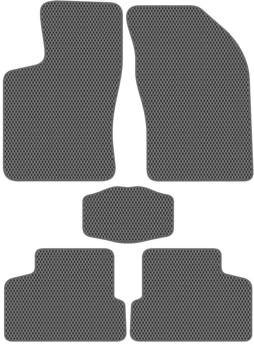 

Комплект ковриков для авто Alicosta Daewoo Nexia (седан / N150, N100) 2002 - 2016 (серый, ромб)