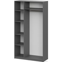 Шкаф распашной NN мебель ШК 5 1200 00-00111961 (графит серый)