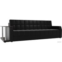 Диван Лига диванов Атлантида 28152 (экокожа, черный)