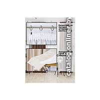 Комплект штор Модный текстиль Блэкаут рогожка димаут 112MT391028 2.5x2 (коричневый)