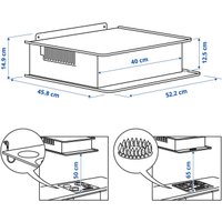Кухонная вытяжка Ikea VIGGBO 405.931.32 (черный)