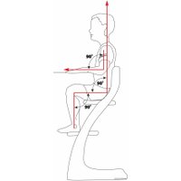 Растущий стул Millwood Вырастайка Eco Prime с ограничителем (белый)