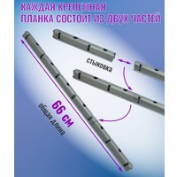 Сушилка для белья Comfort Alumin Group Потолочная 7 прутьев Silver Style 100 см (алюминий)