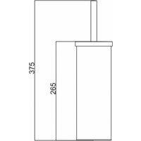 Ершик для унитаза Potato P321-7 (белый)