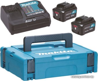 Makita BL1041B + DC10SB (12В/4 Ah + 12В)