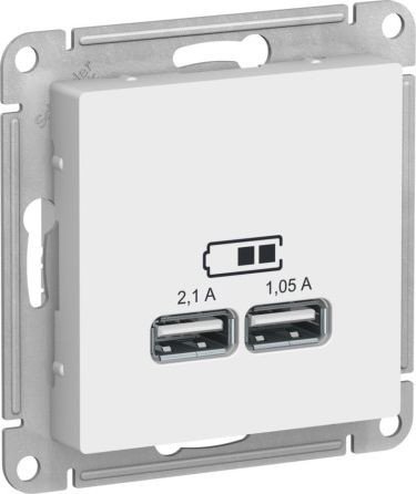 

Розетка USB Schneider Electric AtlasDesign ATN001333