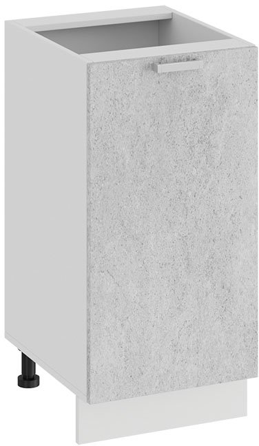 

Шкаф напольный Трия Гранита 1Н4 (белый/бетон снежный)