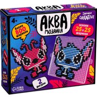 Развивающая игра Эврики Аквамозаика. Стич с подружкой 10417635