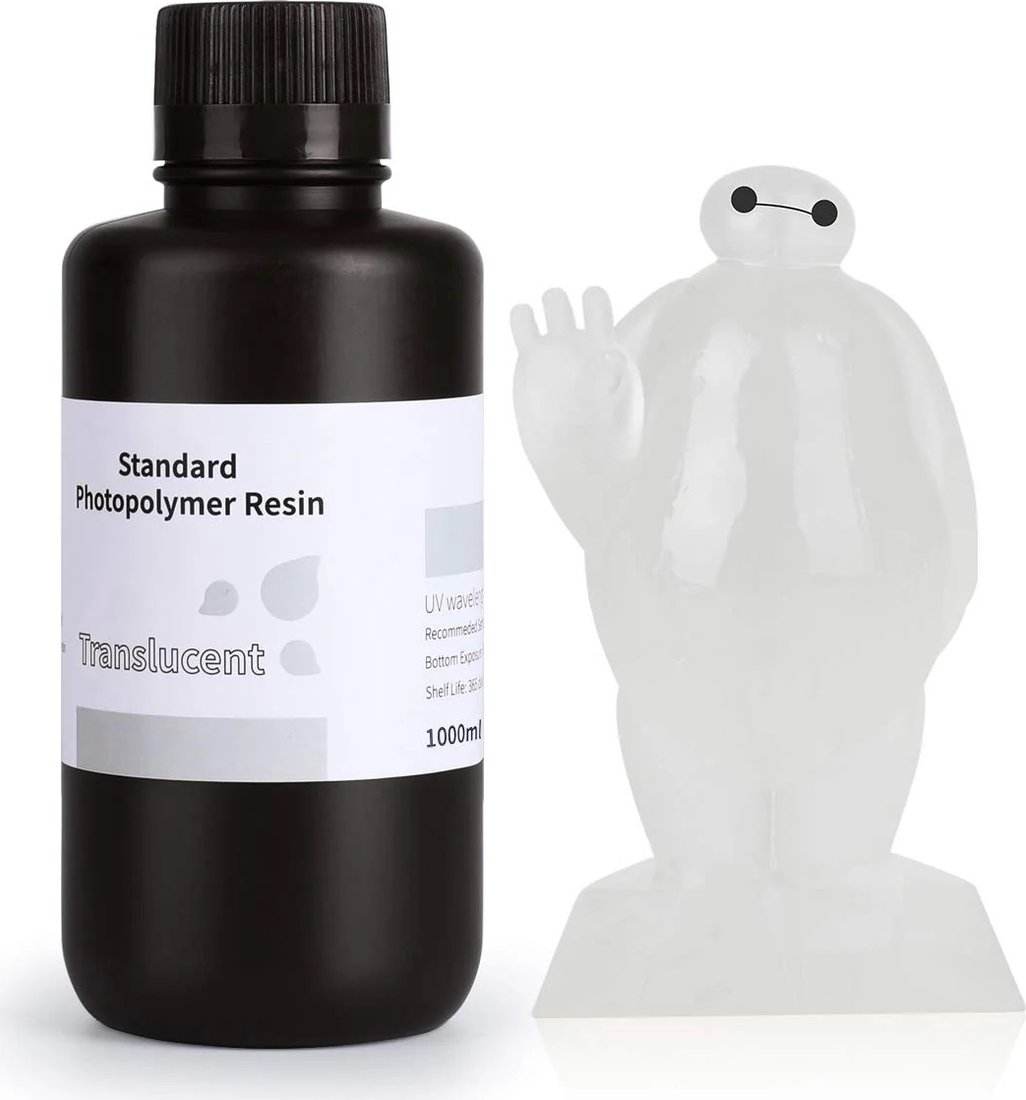 Фотополимер Elegoo Standard 1кг (полупрозрачный)