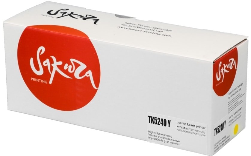 

Картридж Sakura Printing SATK5240Y (аналог Kyocera TK-5240Y)