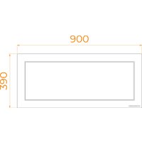 Экран для душевого поддона RGW NB/CL-S 16230912-90b 90