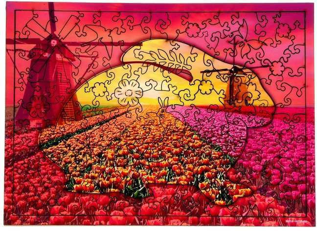 

Пазл Puzzle Цветущие тюльпаны 9341553