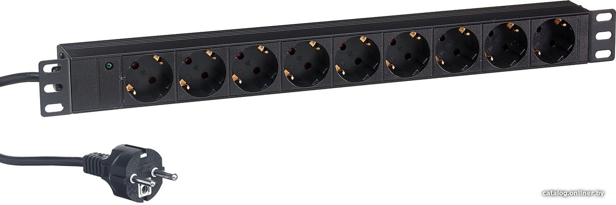 Блок розеток ExeGate ServerPro PDU-19H904 Al-9S-EU2.5