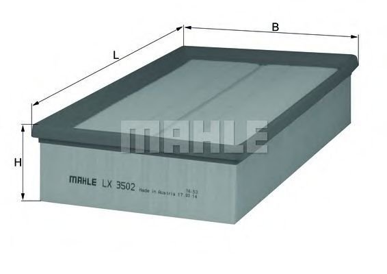

Воздушный фильтр Mahle Knecht LX3502