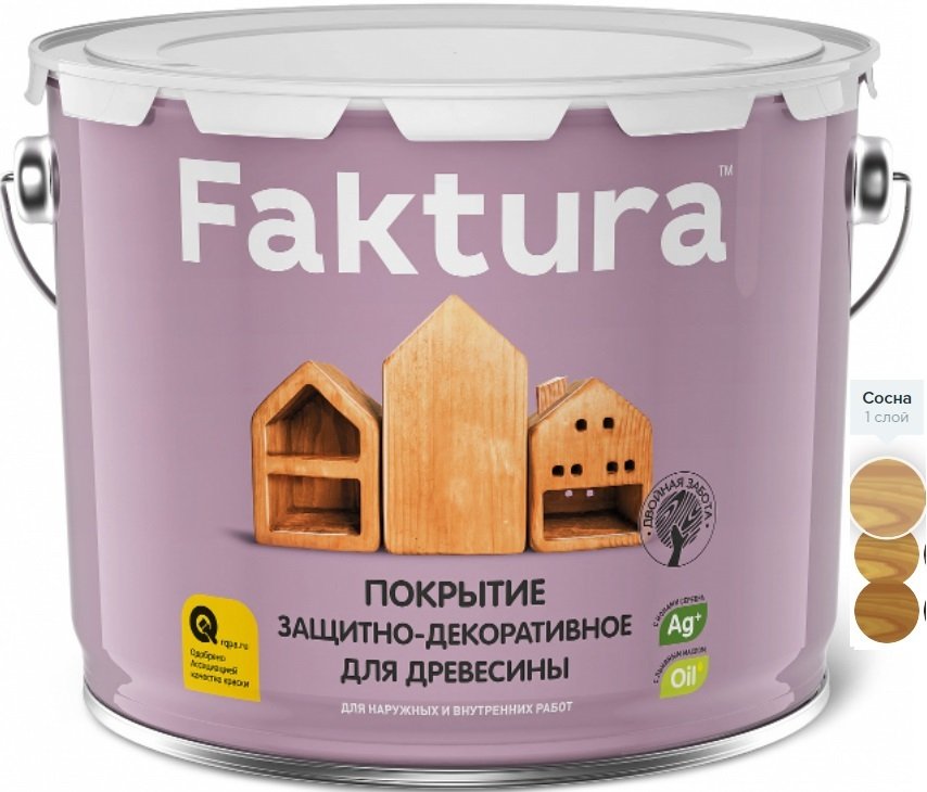 

Пропитка Ярославские краски Faktura 9 л (сосна)