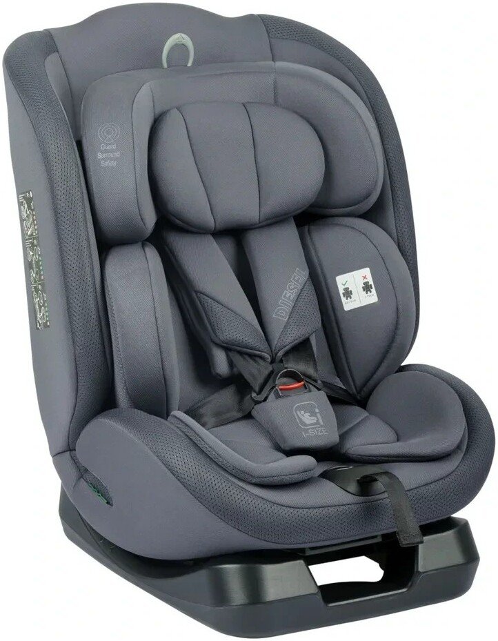 

Детское автокресло Indigo Diesel I-Size (серый)