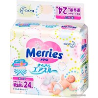Подгузники Merries Newborn (24 шт)