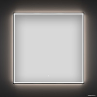  Wellsee Зеркало с фронтальной LED-подсветкой 7 Rays' Spectrum 172200400, 50 х 50 см (с сенсором и регулировкой яркости освещения) в Лиде