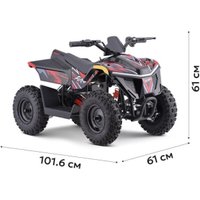 Электроквадроцикл AVM Nova (красный)