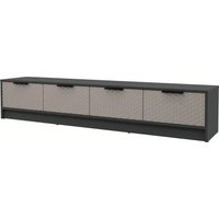 Тумба Интерлиния ТВ Концепт КТ-ТВ4-35 Техно (антрацит/луна)