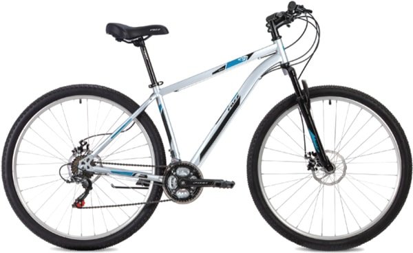 Велосипед Foxx Aztec D 29 р.20 2021 (серебристый)