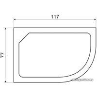 Душевая кабина Niagara NG-1903-01L 120x80 (левая)