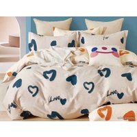 Семейный комплект постельного белья Cleo Сатин Семейный SK-41/0070