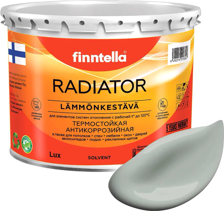 

Краска Finntella Radiator Poly F-19-1-3-FL053 2.7 л (серо-зеленый)