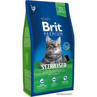 Сухой корм для кошек Brit Premium Cat Sterilised 8 кг