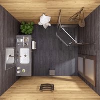 Душевой уголок Triton Дека 100x100 (хром, без поддона)